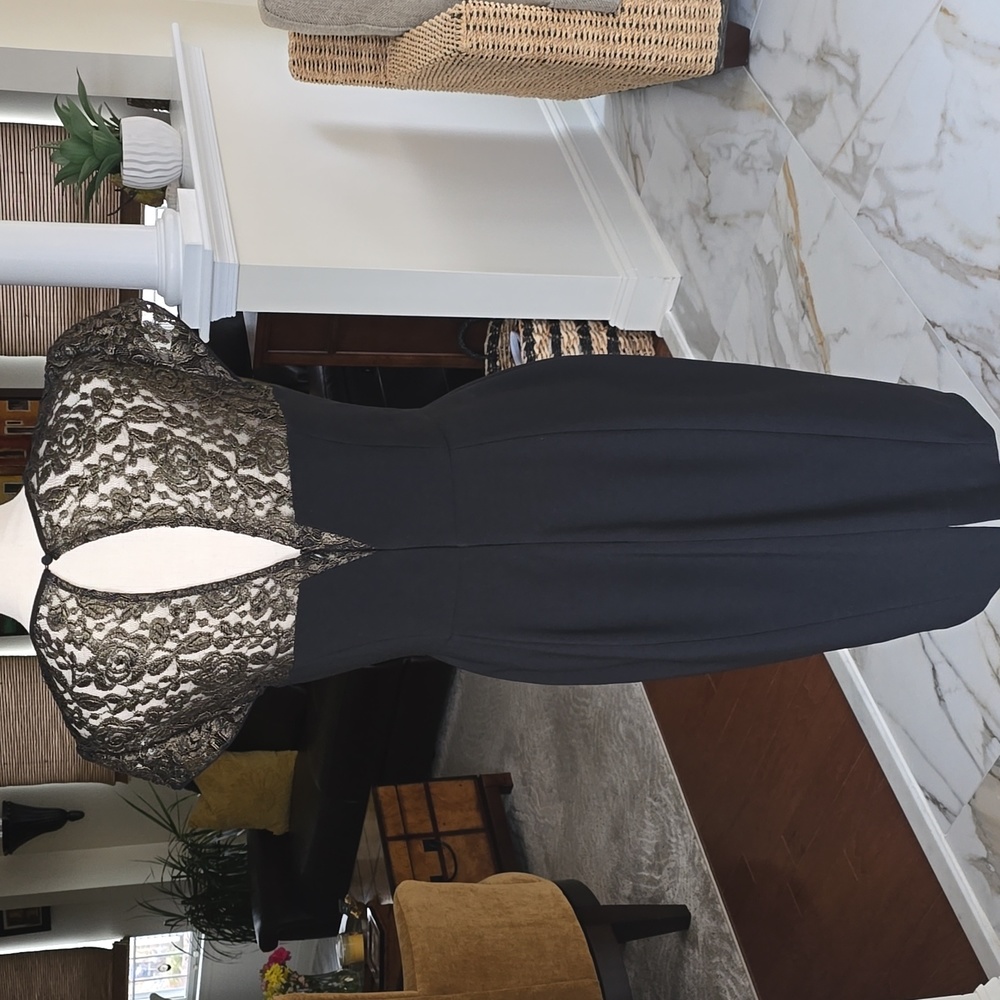 Maggie London Black Midi Dress - Picture 2 of 4
